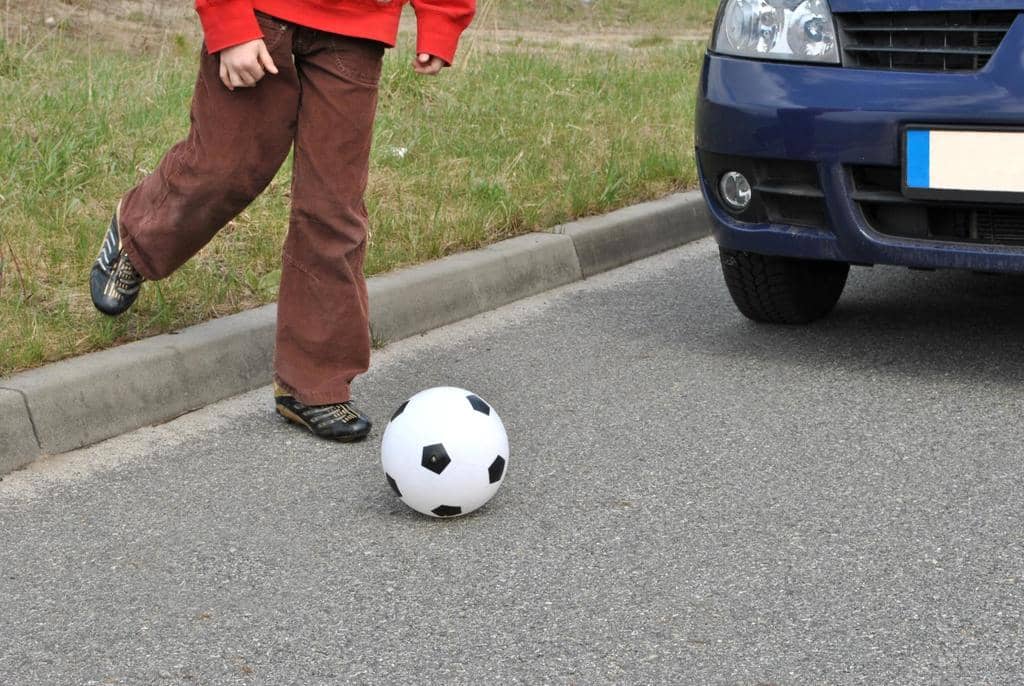Rear End Accident Soccer Ball