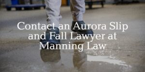 contact an aurora slip and fall lawyer at Manning Law